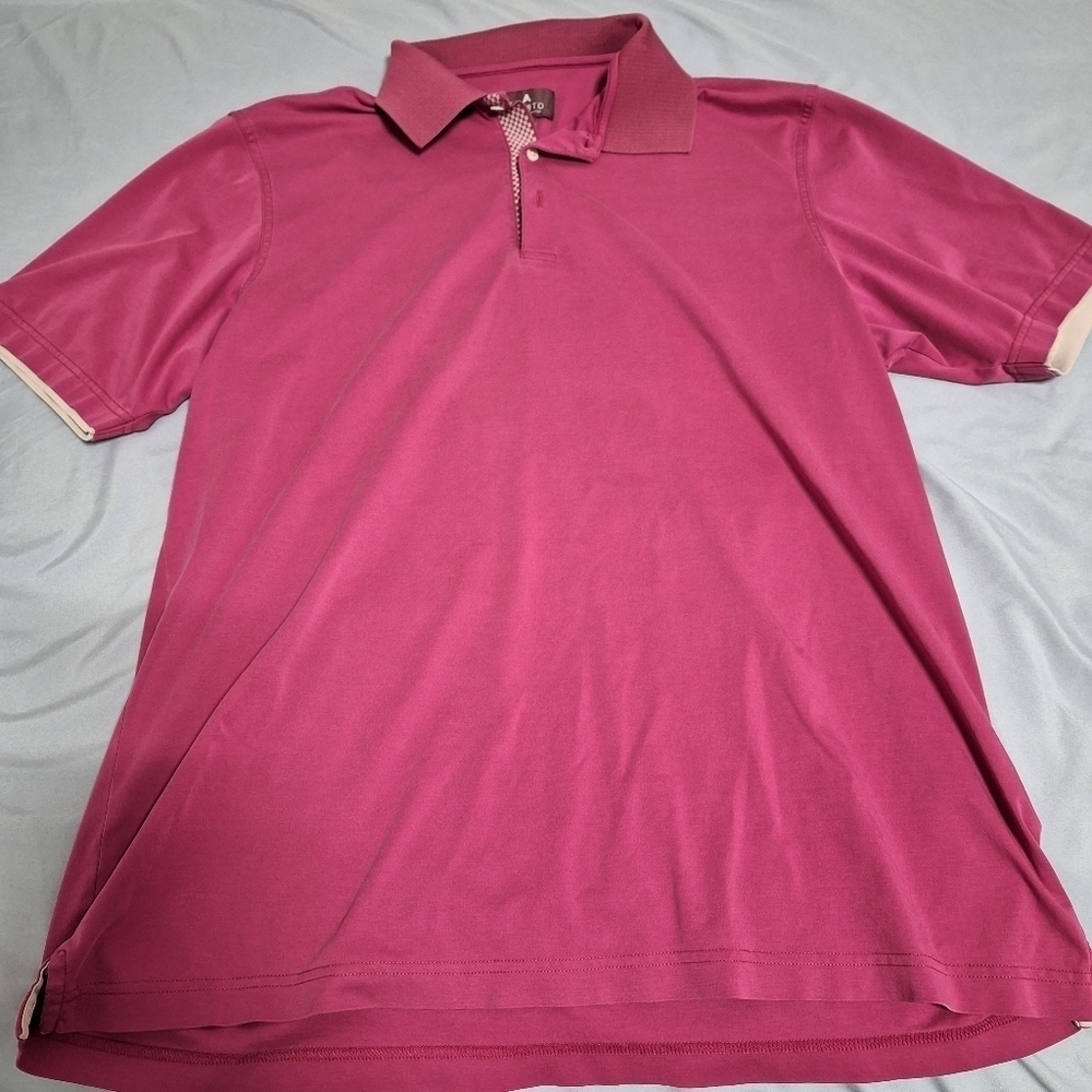 Aristo Eighteen men's purple short sleeve Polo in a size XL. EUC